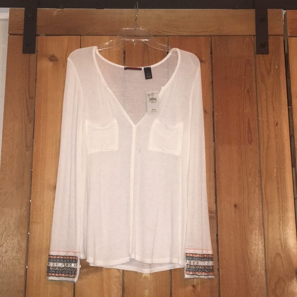 Long Sleeve Buckle Top - Picture 1 of 1